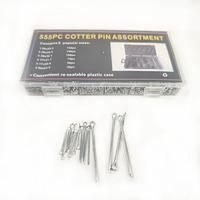 555pcs Split Pin Hardware Sets Stainless Steel Accessories Connectors Fasteners