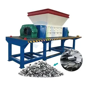 OCEAN Plastic Polystyrene Tyre Shredding Machine Aluminum Can Crusher Wood Clothes Waste Shredder for Iron