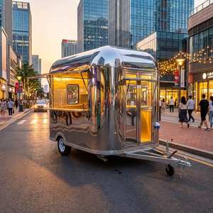 Camion de restauration rapide mobile pour pâtisserie, spécialisée en Funnel Cake américain, 5m, pour événements - Product Image 3