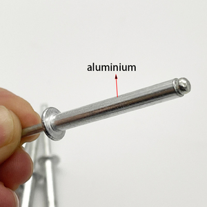 Remaches de impacto de extremo abierto DIN7337 con cabeza abombada zincada, remaches ciegos de aluminio y acero 3.2/4.0/4.8 para <span class=keywords><strong>remachadora</strong></span> - Product Image 5