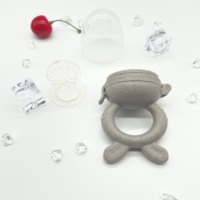 Sucette d'alimentation pour bébé en silicone sans BPA 2026 – Parfaite pour les aliments frais – Tétine d'alimentation Purrfect pour nouveau-nés de 0 à 12 mois