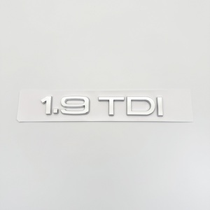 Adesivi per Auto con <span class=keywords><strong>Logo</strong></span> 1.9TDI in ABS per <span class=keywords><strong>Audi</strong></span> A1 A3 A4 A5 A6 A7 A8 Q3 Q5 Q7, Badge Decorativo per Modifiche - Product Image 5