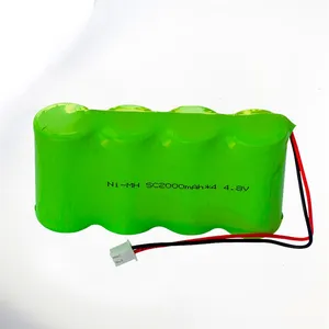 תעודת SGS טוהר גבוה Ni-Mh תא 7000Mah לא קורוזיבי וחלוד 1/3AAA 6V AA 900Mah Nimh מארז סוללות