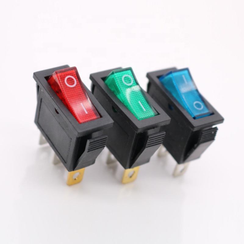 KCD3-101N KCD3-101/C KCD3-101N/B1 15A/250V 20A/125V Rocker Switches with Lamp Push Button Welder Rocker Switch