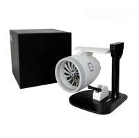 BETTER Moteur d'avion modèle rotatif avec fonction de charge de téléphone sans fil Ornements de bureau