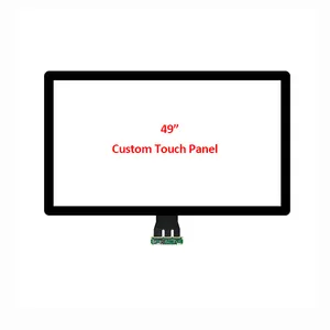 定制OEM 49英寸开放式投影电容触摸屏，用于光学粘合LCD