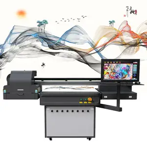 Máquina de impressão de tela automática 1016 de boa qualidade, tela de vidro uv impressora lisa para venda