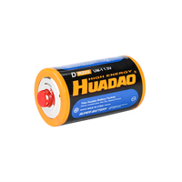 Batería de carbono de tamaño D R20, baterías de zinc de carbono de 1,5 V con aprobación CE, baterías de zinc de carbono de tamaño D de celda seca para Radio