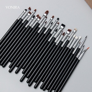 Set de Brochas de Precisión para Ojos Vonira Beauty, Brochas Personalizadas para <span class=keywords><strong>Maquillaje</strong></span> de Ojos, Sombras, Cejas y Delineador, <span class=keywords><strong>Kit</strong></span> de Brochas Pequeñas Básicas con Etiqueta Privada - Product Image 2