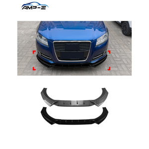 Splitter Anteriore AMP-Z <span class=keywords><strong>A3</strong></span> 8P in Plastica Nero Lucido per <span class=keywords><strong>Audi</strong></span> <span class=keywords><strong>A3</strong></span> 8P Facelift 2008-2012 <span class=keywords><strong>Accessori</strong></span> Auto - Product Image 1