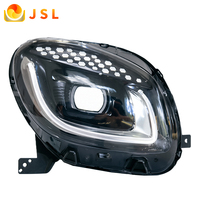 Feux de jour à LED pour Smart 453, ensemble de phares 70W 12V, lentille à double faisceau, phares LED 12V pour Smart 453