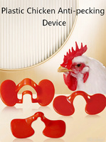 Dispositif anti-picage pour volailles, lunettes en plastique pour poulets, anti-picage des plumes, pour cages, poulets de chair et poules pondeuses en plein air