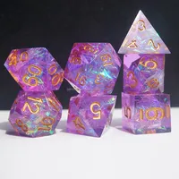 Handmade Dice Set for Dungeons and Dragons, Resin