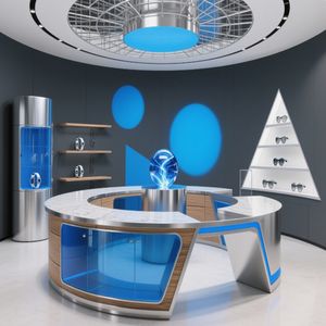 <span class=keywords><strong>Vitrina</strong></span> de Exhibición de Vidrio para Joyería, Diseño Moderno para Kiosco de Centro Comercial, <span class=keywords><strong>Vitrina</strong></span> Personalizada de Lujo para Mostrador de Joyería - Product Image 3