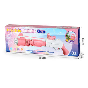 8 छेद बबल मशीन ग्रीष्मकालीन समुद्र तट आउटडोर खिलौना हाथ आयोजित इलेक्ट्रॉनिक बबल बंदूक खिलौने - Product Image 6