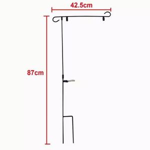 <b>Outdoor</b> Decoration Courtyard Banner <b>Garden</b> Flag Seasonal Sublimation Yard Lawn Flag With Aluminum Flagpole <b>Garden</b> Flag Stake - Product Image 5