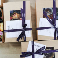 Flûte personnalisée E Kraft ondulé fort pâturage boîte de restauration Desserts boulangerie boîte pique-nique à emporter emballage alimentaire avec fenêtre transparente