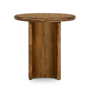 Table d'appoint en bois massif, table de chevet artisanale, mobilier contemporain pour salon, chambre, salle de séjour et bureau - Product Image 3