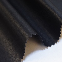 Tissu en cuir synthétique Rexine imperméable en PU végétarien solide et doux sans PFAS, couleur personnalisée, pour robe et veste