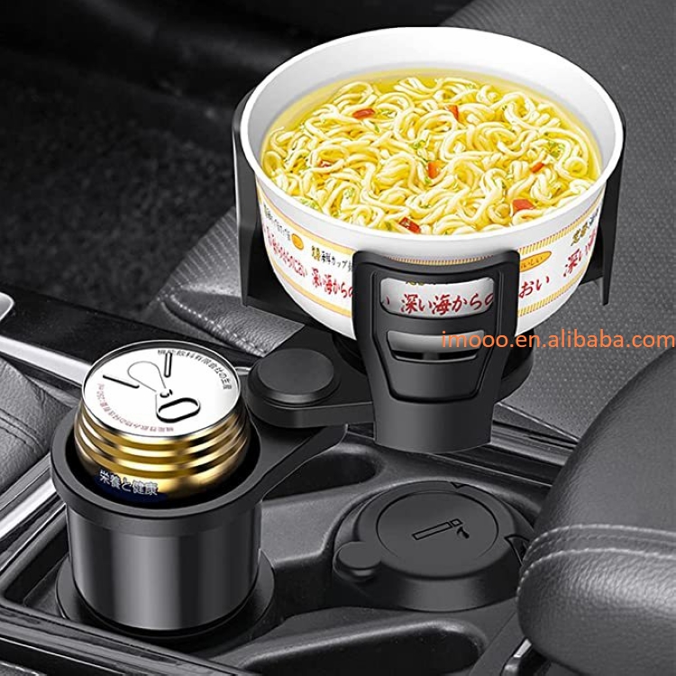 Factory Price 2 in 1 Vehicle-Mounted Slip-Proof Cup Holder 360 Degree Rotating Water Car Cup Holder