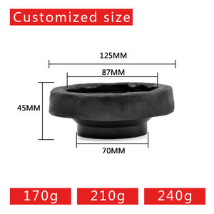 Anneaux de cire pour <span class=keywords><strong>cuvette</strong></span> de toilette à bride extra épaisse personnalisés, <span class=keywords><strong>joint</strong></span> de plomberie, convient aux toilettes de 3 pouces ou de 4 pouces - Product Image 2