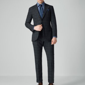 <span class=keywords><strong>Costume</strong></span> en laine 100% pour hommes avec boutons en corne de haute qualité à simple boutonnage sur <span class=keywords><strong>mesure</strong></span> pour hommes - Product Image 5