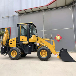 Cnmc 4000kg Mini backhoe loader với EPA động cơ diesel điện 0.3cbm xô công sung-bánh xe tải - Product Image 3