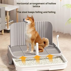 Caja de arena portátil para mascotas para perros pequeños, cachorros, cajón de peluche antipisoteo, bandeja para caca, artefacto para caca, bolsas para caca, almohadilla para orinar para gatos - Product Image 2