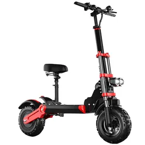 Venta al por mayor grandes ruedas scooter-Gran potencia de adultos y dos ruedas Scooters eléctricos con asiento