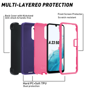 Étui de téléphone en TPU souple + PC rigide de haute qualité, résistant aux chutes, pour <span class=keywords><strong>Samsung</strong></span> <span class=keywords><strong>A23</strong></span>, <span class=keywords><strong>coque</strong></span> de téléphone pour iPhone 15 Pro Max - Product Image 4
