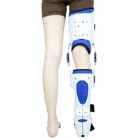 Orthèse de jambe complète réglable pour genou, cheville et pied, support KAFO, vente en gros d'usine