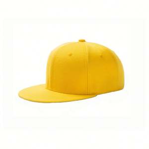 หมวกกีฬาปีกแบนกันแดดแบบฮิปฮอป สั่งทำสีและโลโก้ได้ ปรับขนาดได้ หมวก Snapback สำหรับกิจกรรมกลางแจ้ง ชายหาด ผ้าฝ้าย 100% - Product Image 4