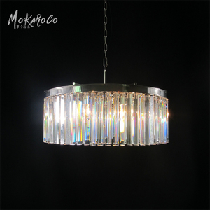 American Vintage High-end Villa Club Hotel Lobby Proyecto de iluminación <span class=keywords><strong>K9</strong></span> Candelabro de cristal de lujo moderno redondo - Product Image 5