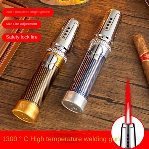 <span class=keywords><strong>Chalumeau</strong></span> à <span class=keywords><strong>gaz</strong></span> butane à flamme réglable à action directe haute température Debang DB-606 pour cigares et moxibustion - Product Image 3