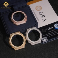 Montre GA2100 sertie de diamants de luxe de haute qualité, vente en gros de bijoux, moissanite VVS1, montre à bulles + lunette pour boîtier BussDown avec certificat Gra