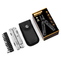 Pince pliante multifonctionnelle en acier au carbone, couteau, tournevis, coupe-cordon pour la survie en plein air, le camping, la chasse, la randonnée