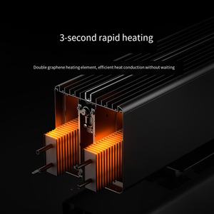 Para <span class=keywords><strong>Xiaomi</strong></span> Mijia Graphene Zócalo Calentador eléctrico Edición de llama simulada Elemento de calentamiento de grafeno doble, <span class=keywords><strong>3S</strong></span> de calentamiento rápido - Product Image 6