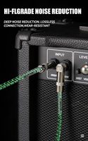 Cable de Audio para Instrumentos Musicales, Altavoces y Guitarra, con Conductor de Cobre Puro Trenzado Coaxial de 6.35mm, Blindado con PVC y Reductor de Ruido, Venta al Por Mayor de Fábrica
