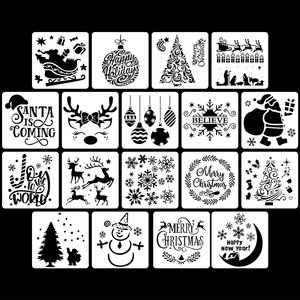 Fabriqué au Vietnam en gros modèle en plastique PET <span class=keywords><strong>pochoir</strong></span> mural de meubles réutilisable Film décoratif décoratif pour pochoirs de <span class=keywords><strong>peinture</strong></span> - Product Image 4