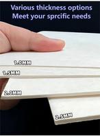 Papier absorbant Hongding 0,8 mm 1,0 mm 1,2 mm pour sous-verres, papier absorbant pour test, tampon absorbant pour atomiseur d'huile
