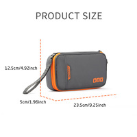 Étui de voyage portable pour accessoires électroniques et organiseur de câbles pour écouteurs, clé USB, chargeur