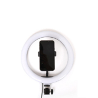 Usine 10 pouces Dimmable circulaire LED anneau lumineux 26cm trépied réglable support plastique Selfie trois couleurs équipement de photographie
