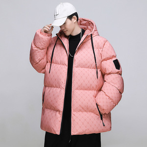 Veste matelassée en coton à capuche pour <span class=keywords><strong>homme</strong></span> Veste chaude d'hiver coupe-vent Vêtements de pain pour <span class=keywords><strong>homme</strong></span> Vêtements matelassés en coton pour <span class=keywords><strong>homme</strong></span> - Product Image 4