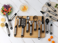 Ouvre-gadgets de cuisine intelligents populaires râpe à fromage éplucheur en acier inoxydable Mini accessoires de cuisine ensemble d'outils pour la cuisson