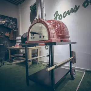 2020 SEB / STEEL EGG BBQ forno a legna per pizza da giardino, forno per pizza a legna