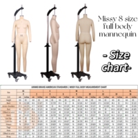 Mannequin de couture femme corps entier taille US avec jambes gauche amovibles, support roulant premium pour drapage et création de patrons
