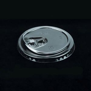 Wholesale High Quality Eco-Friendly Leak-Proof Food Grade PET Plastic Lid <b>Sipper</b> Dome Flat 98mm Size for Cups Easy Use - Product Image 1