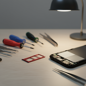 Bandeja para tarjetas SIM y micro SD, Galaxy A10s A107F - Rojo - Product Image 2