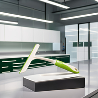 Essuie-glace Sunshine pour porte en verre de salle blanche Nettoyeur de raclette légère multicolore avec poignée en plastique et matériau PP
