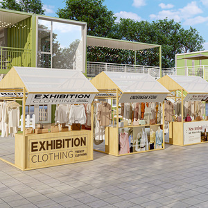 Cabinas Metálicas <span class=keywords><strong>para</strong></span> Ferias Comerciales, Fáciles de Desmontar y Montar, Puesto de Venta, Carpa <span class=keywords><strong>para</strong></span> Exteriores, Expositor de Ropa - Product Image 3